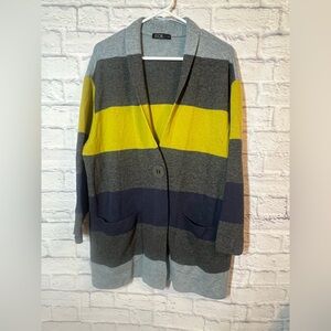 Foil Wool Sweater, sz XL
